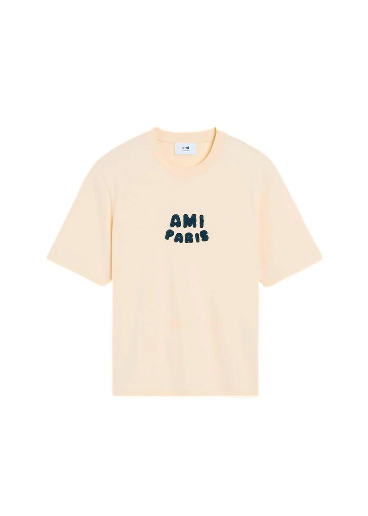 AMI Paris logo-patch T-shirt