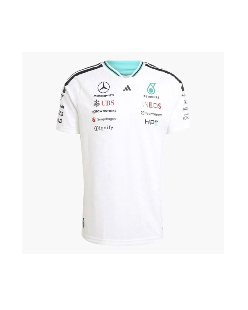 Mercedes-AMG F1 adidas 2026 Team Authentic Driver T-shirt White (XS, 10 to 15 Days)